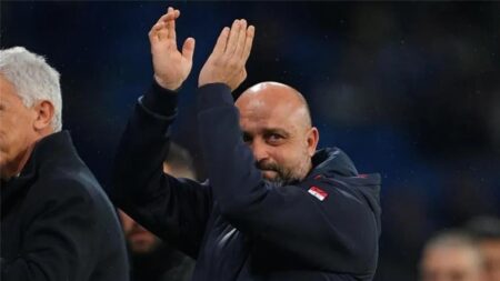 مدرب إسبانيول بعد الخسارة أمام برشلونة: ستحرفون كلامي إذا تحدثت عن خوان جارسيا مدرب إسبانيول بعد الخسارة أمام برشلونة: ستحرفون كلامي إذا تحدثت عن خوان جارسيا