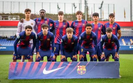 قبل انضمام حمزة عبد الكريم.. برشلونة أتلتيك يحقق فوزاً كاسحاً تحت أنظار هانز فليك