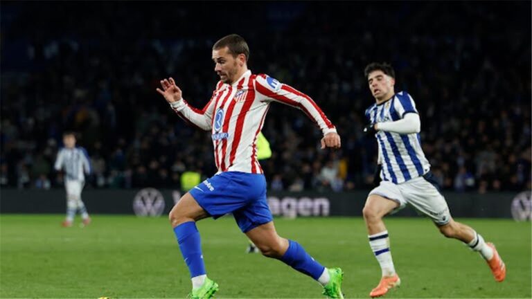 قبل صدام ريال مدريد.. أتلتيكو مدريد يتعادل أمام سوسيداد بالدوري الإسباني