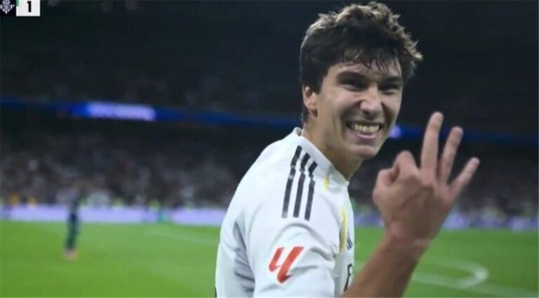 فيديو | هاتريك وبالكعب.. جونزالو جارسيا يسجل هدف ريال مدريد الرابع أمام ريال بيتيس