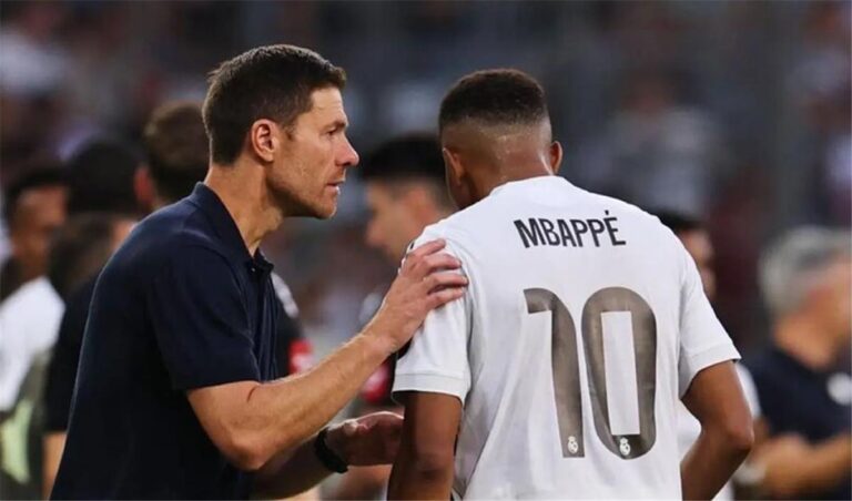 رد فعل مبابي على قرار إقالة تشابي ألونسو من تدريب ريال مدريد