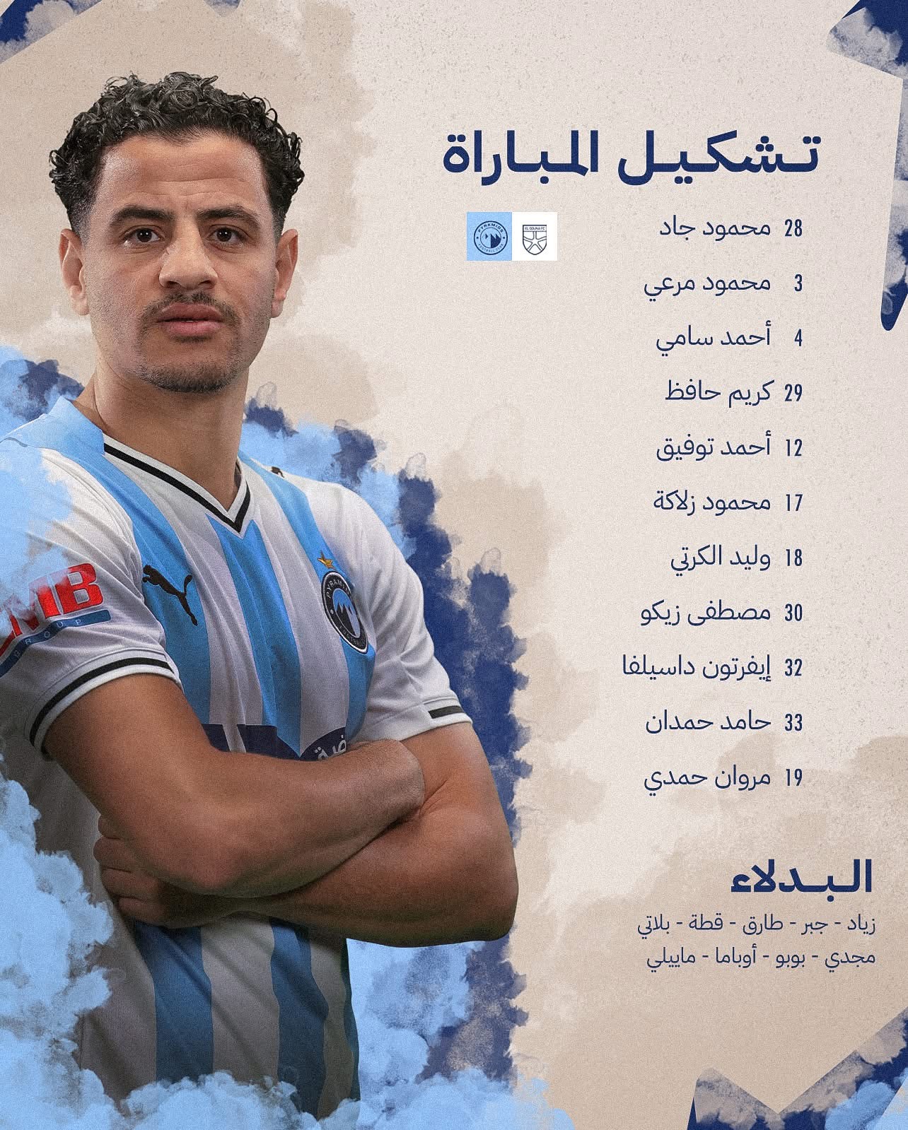 تشكيل الجونة وبيراميدز في مواجهة ثمن نهائي كأس مصر