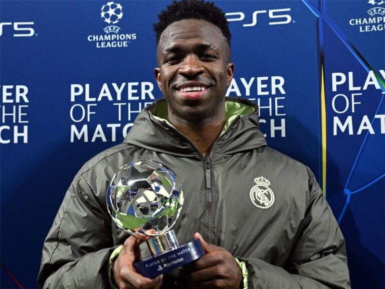 فينيسيوس جونيور يحقق رقمًا قياسيًا بعد تألقه أمام موناكو في دوري أبطال أوروبا فينيسيوس جونيور يحقق رقمًا قياسيًا بعد تألقه أمام موناكو في دوري أبطال أوروبا