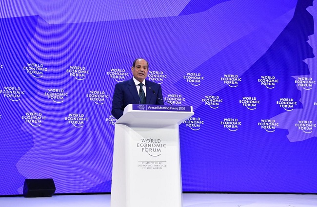 لقاء ترامب الأبرز.. نشاط الرئيس السيسي في دافوس (صور)