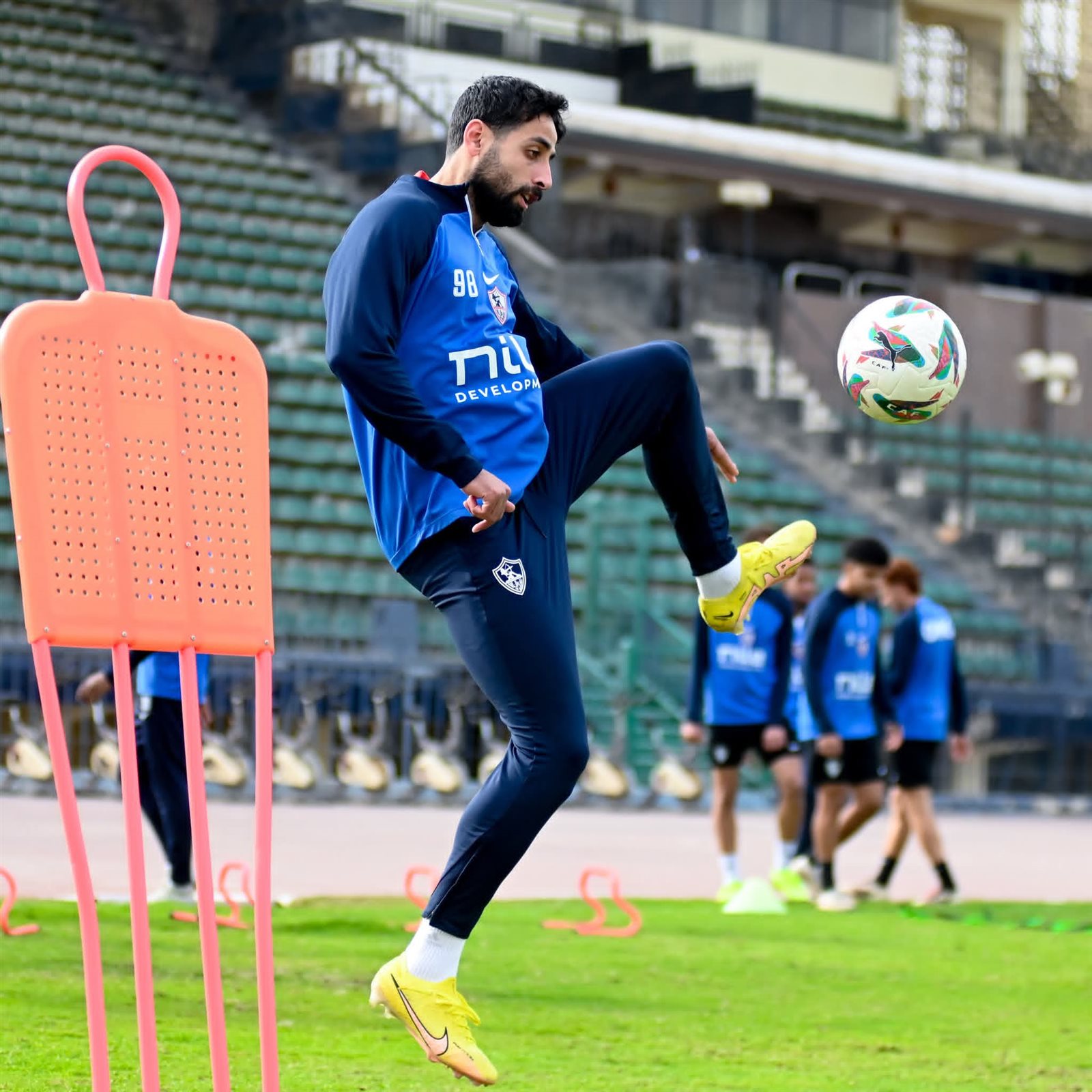 الزمالك يختتم استعداداته لمواجهة المصري بالكونفدرالية