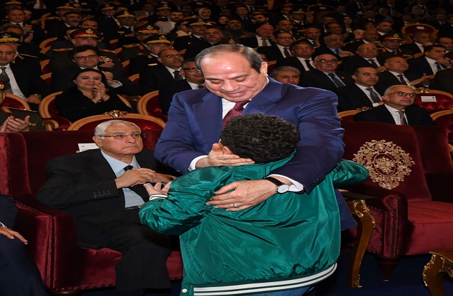 25 صورة ترصد حفل عيد الشرطة الـ74 وتكريم السيسي لأسر الشهداء وقيادات الداخلية