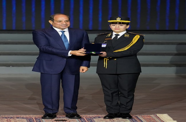 25 صورة ترصد حفل عيد الشرطة الـ74 وتكريم السيسي لأسر الشهداء وقيادات الداخلية