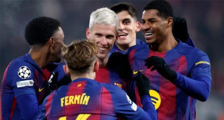 مدرب ريال أوفييدو: لاعب برشلونة من عالم آخر.. وقادر على الفوز بمفرده