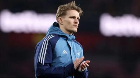 أوديجارد بعد الخسارة من يونايتد: الدوري الإنجليزي ليس سهلًا.. وهذا هو الحل الوحيد أوديجارد بعد الخسارة من يونايتد: الدوري الإنجليزي ليس سهلًا.. وهذا هو الحل الوحيد