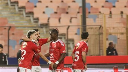 الأهلي يفوز على وادي دجلة بثلاثية في الدوري