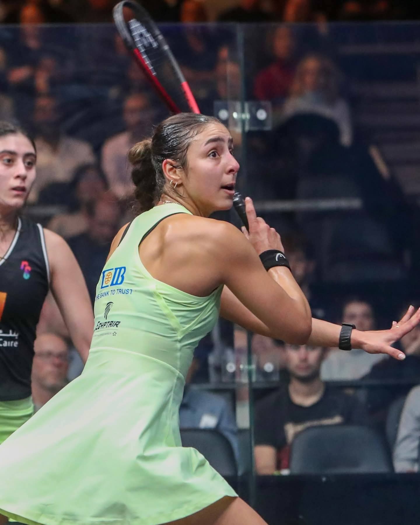 بعد مباراة ماراثونية.. هانيا الحمامي تتأهل إلى نهائي بطولة سبروت للأبطال 2026 للإسكواش