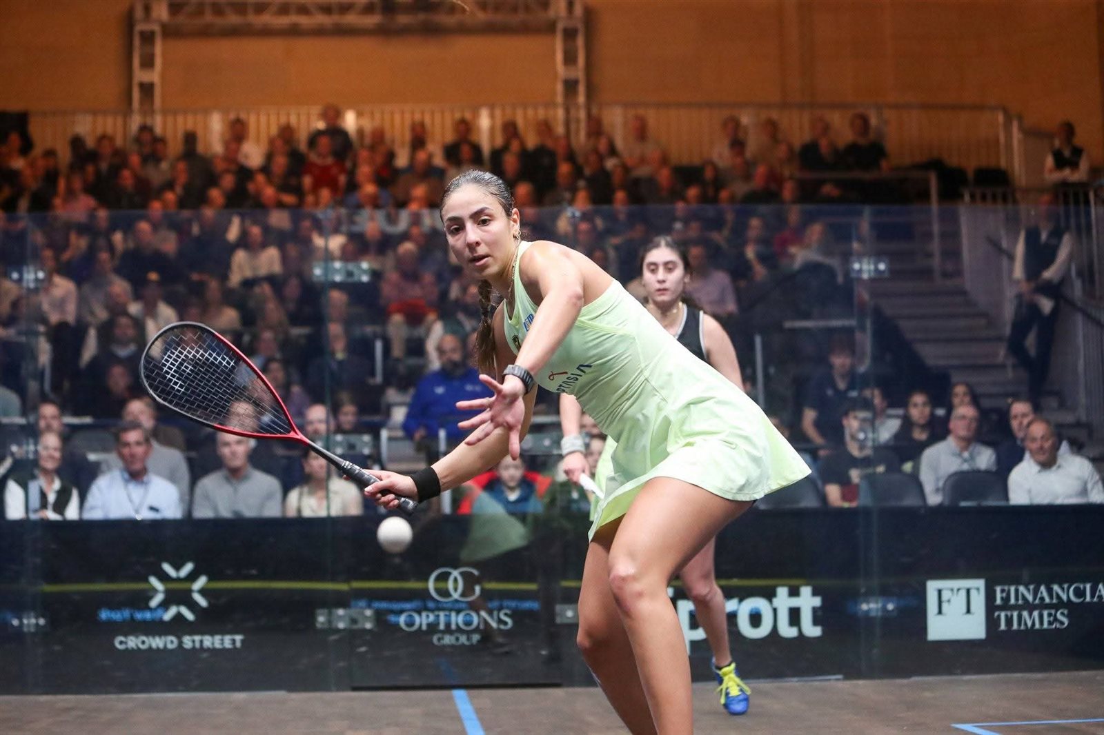 بعد مباراة ماراثونية.. هانيا الحمامي تتأهل إلى نهائي بطولة سبروت للأبطال 2026 للإسكواش