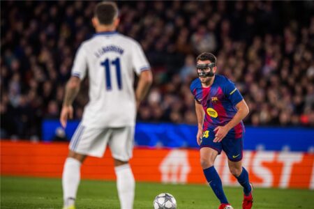 موقف إريك جارسيا من المشاركة أمام إلتشي بعد إصابته في مباراة برشلونة وكوبنهاجن