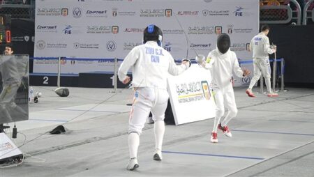 انطلاق اليوم الأول من بطولة كأس العالم لسيف المبارزة للناشئين والشباب بالقاهرة انطلاق اليوم الأول من بطولة كأس العالم لسيف المبارزة للناشئين والشباب بالقاهرة