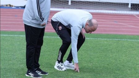 دوري أبطال إفريقيا| «توروب» و«الشناوي» يتفقدان ملعب مباراة يانج أفريكانز