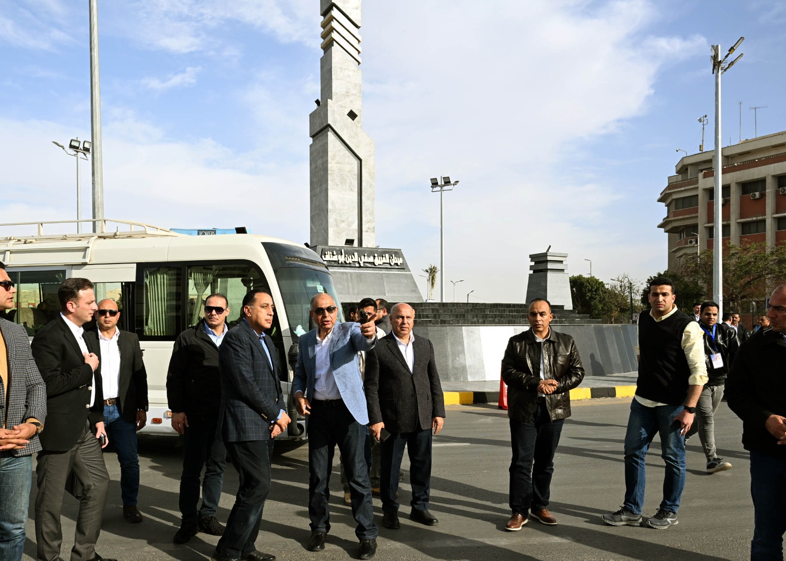 رئيس الوزراء يتفقد تطوير ميدان الفريق "صفي الدين أبو شناف" بالمنيا.. صور