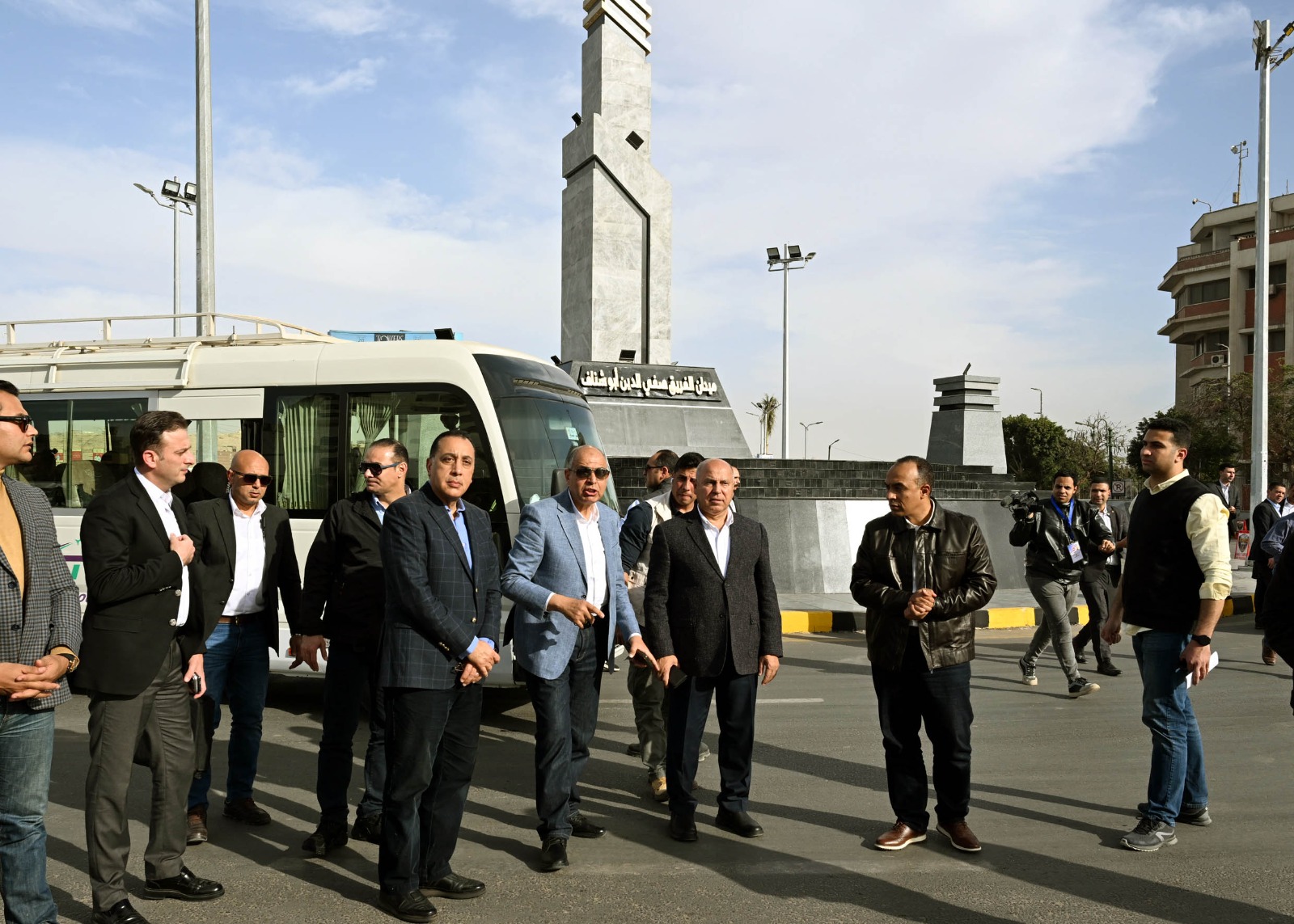 رئيس الوزراء يتفقد تطوير ميدان الفريق "صفي الدين أبو شناف" بالمنيا.. صور