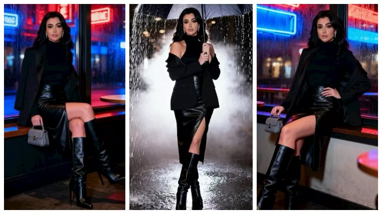 بإطلالة جريئة تحت الأمطار.. ميرهان حسين تتألق في أحدث جلسة تصوير بإطلالة جريئة تحت الأمطار.. ميرهان حسين تتألق في أحدث جلسة تصوير