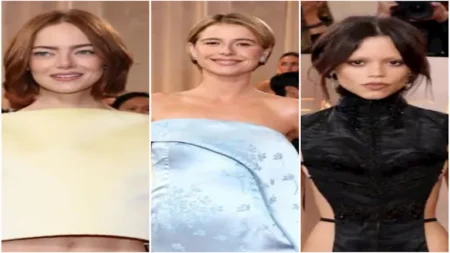 ملفتة ومكشوفة.. أجرأ إطلالات النجمات في حفل جوائز جولدن جلوب 2026