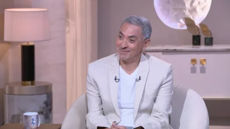 بطريقة طريفة.. فتحي عبدالوهاب يروج لمسلسل "المداح 6"