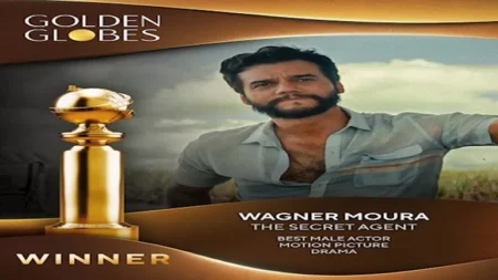 واجنر مورا يدخل التاريخ ويصبح أول برازيلي يفوز بجائزة "أفضل ممثل" في جولدن جلوب 2026