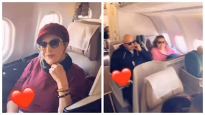 شيري عادل وصفية العمري وأحمد بدير في طريقهم إلى الرياض لحضور joy awards (صور وفيديو)