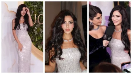 إطلالة ساحرة.. هدى المفتي تخطف الأنظار في حفل Joy Awards