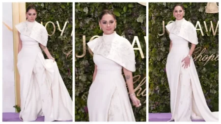 ياسمين رئيس تنشر صورًا من حفل Joy awards.. وزينة تعلق: "طول عمرك جميلة"