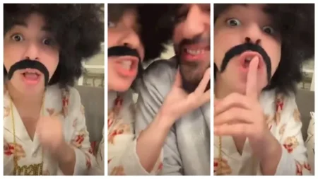 بالفيديو.. إيمي سمير غانم تغازل زوجها حسن الرداد بالفيديو.. إيمي سمير غانم تغازل زوجها حسن الرداد