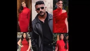 سر الفستان الأحمر.. العوضي يثير الجدل بصورة مع بطلات "علي كلاي" والجمهور يعلق