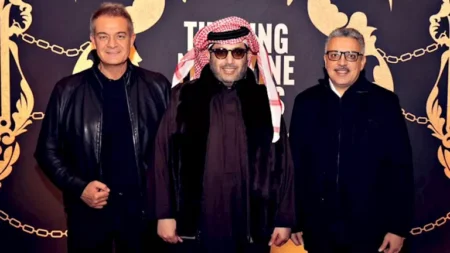 المنتج حمادة إسماعيل ينشر صورة مع تركي آل الشيخ ويعلق:"حفل أسطوري وليلة عالمية لمجلة " Ring