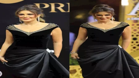 فساتين مكشوفة وتحت الركبة.. أجرأ إطلالات النجمات في حفل المتحدة فساتين مكشوفة وتحت الركبة.. أجرأ إطلالات النجمات في حفل المتحدة