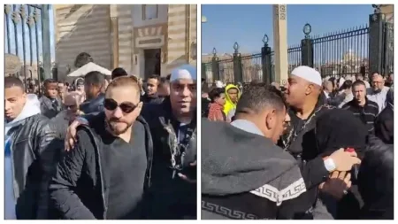 وفاة والد المطرب الشعبي عمرو أبوزيد.. وتشييع جنازته بالسيدة نفيسة (صور) وفاة والد المطرب الشعبي عمرو أبوزيد.. وتشييع جنازته بالسيدة نفيسة (صور)