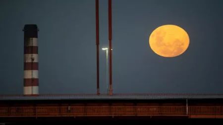 21 صورة مذهلة لقمر الذئب العملاق بعد ظهوره ليلا في سماء العالم 21 صورة مذهلة لقمر الذئب العملاق بعد ظهوره ليلا في سماء العالم