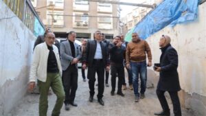 محافظ الجيزة يكلف بإقامة نقطة ثابتة لشرطة المرافق لمنع أي تجاوزات للباعة الجائلين