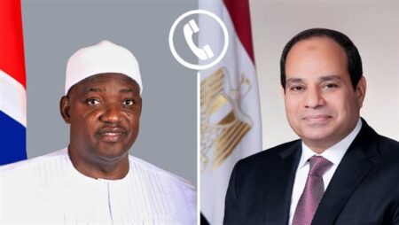 تعزيز التبادل التجاري ومشاركة القطاع الخاص تتصدر مباحثات السيسي ونظيره الجامبي تعزيز التبادل التجاري ومشاركة القطاع الخاص تتصدر مباحثات السيسي ونظيره الجامبي