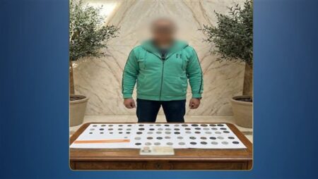 أمن الموانئ يضبط محاولة تهريب 66 قطعة عملة أثرية عبر ميناء الإسكندرية الدولي