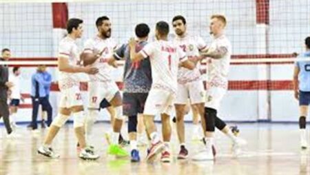 طائرة الزمالك تفوز على بتروجيت بنتيجة 3 – 1