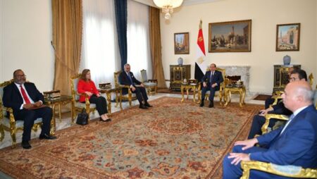رسائل السيسي لـ كبير مستشاري ترامب والممثلة العليا للاتحاد الأوروبي تتصدر نشاط الرئيس الخارجي