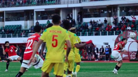 منتخب بنين يحرز هدف التعادل في شباك الفراعنة