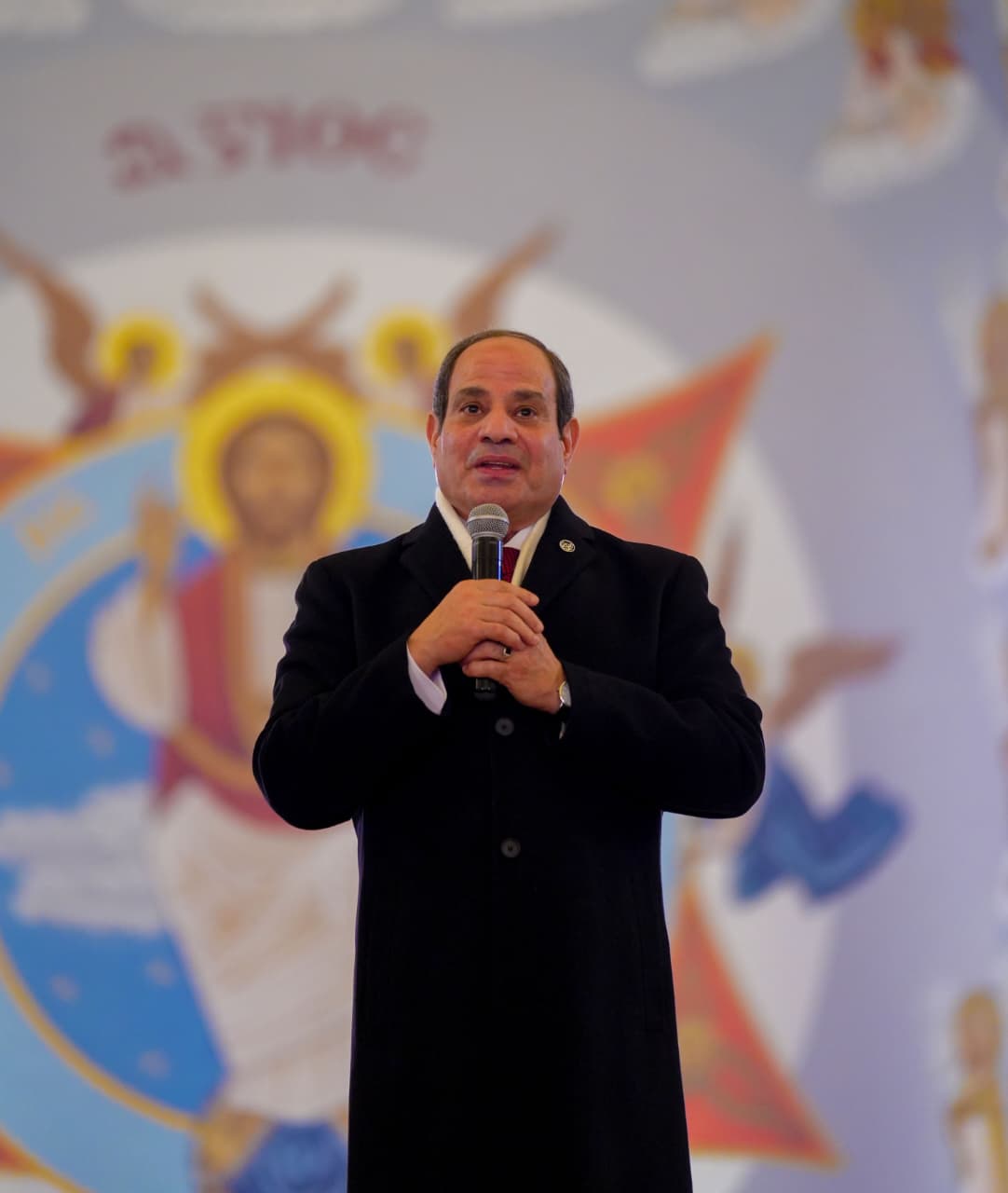 10 صور ترصد مشاركة السيسي فى احتفال الأقباط بعيد الميلاد المجيد