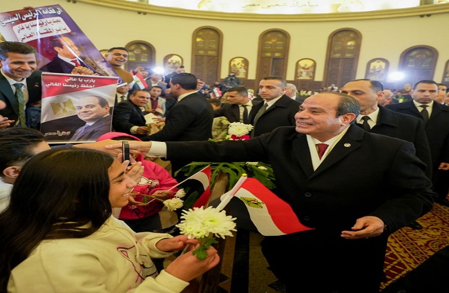 10 صور ترصد مشاركة السيسي فى احتفال الأقباط بعيد الميلاد المجيد