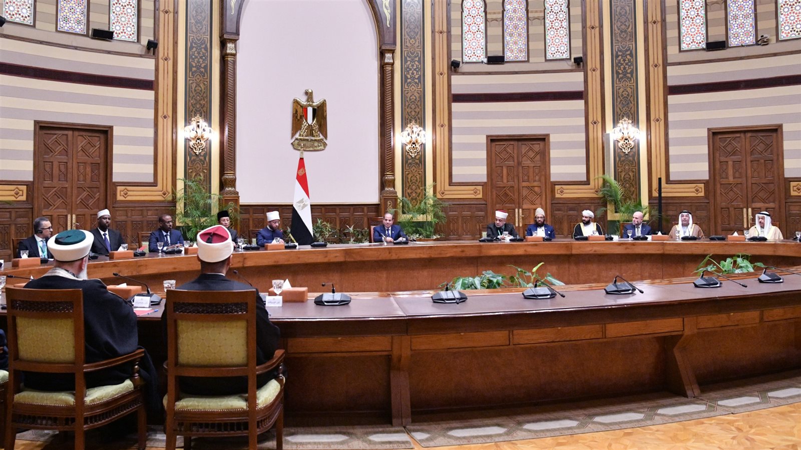 رسائل قوية من السيسي للعلماء المشاركين المؤتمر الدولي الـ 36 للمجلس الأعلى للشؤون الإسلامية.. صور