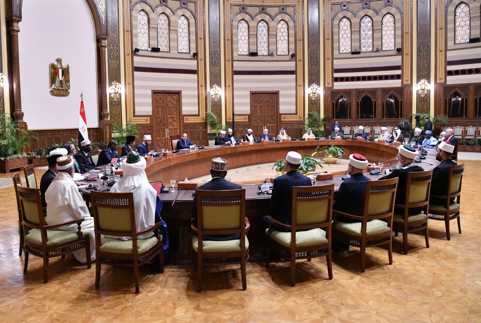 رسائل قوية من السيسي للعلماء المشاركين المؤتمر الدولي الـ 36 للمجلس الأعلى للشؤون الإسلامية.. صور