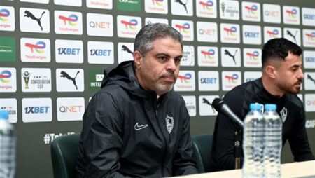 معتمد جمال: مواجهة المصري مهمة من أجل تصدر الزمالك مجموعته بالكونفدرالية