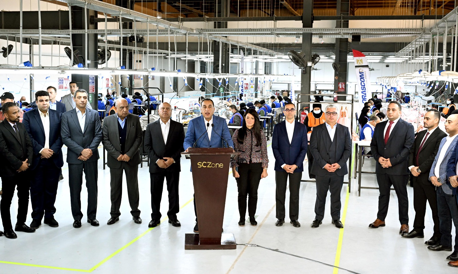 رئيس الوزراء: 190 مصنعا تم تشغيلها و150 مصنعا آخر تحت التنفيذ وهذا لم يكن لنراه إلا من خلال بنية أساسية قوية وبرؤية من القيادة السياسية