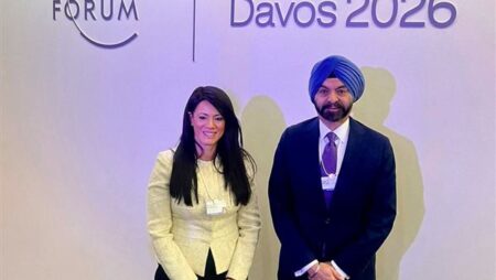 وزيرة التخطيط تلتقي رئيس مجموعة البنك الدولي خلال فعاليات منتدى “دافوس” 2026 وزيرة التخطيط تلتقي رئيس مجموعة البنك الدولي خلال فعاليات منتدى "دافوس" 2026
