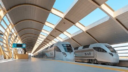 قطارات المملكة تنقل 46.7 مليون راكب خلال الربع الرابع من 2025 قطارات المملكة تنقل 46.7 مليون راكب خلال الربع الرابع من 2025