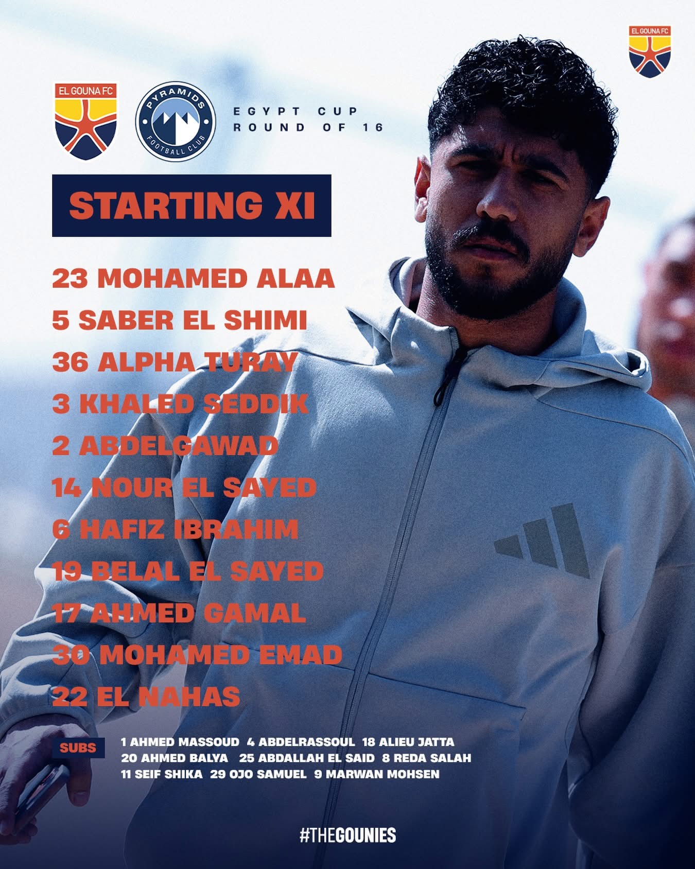 تشكيل الجونة وبيراميدز في مواجهة ثمن نهائي كأس مصر