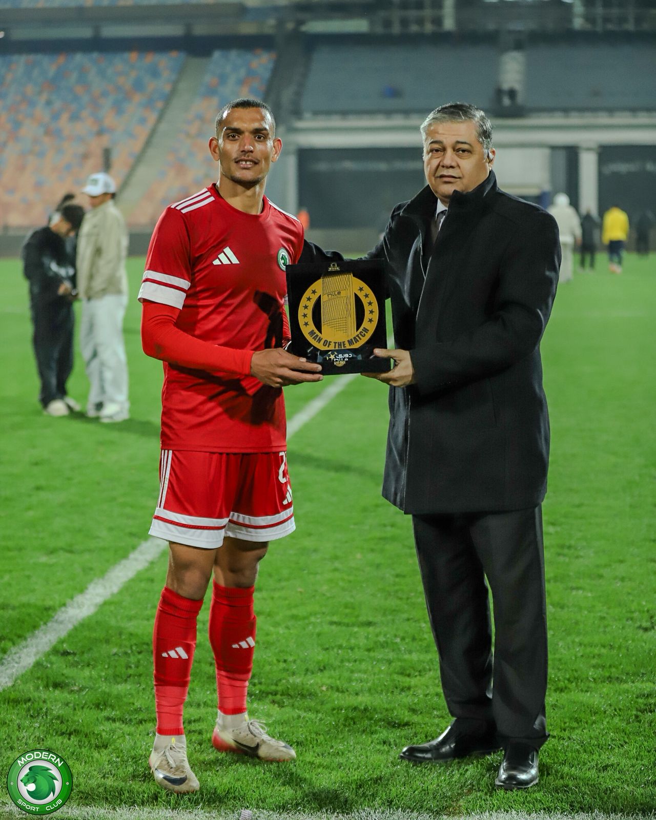 غنام محمد رجل مباراة مودرن سبورت والإسماعيلي في الدوري